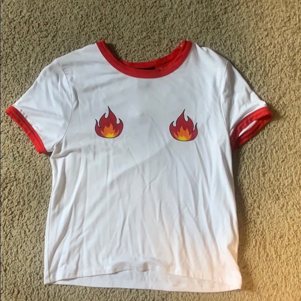 NWT Flame Tee